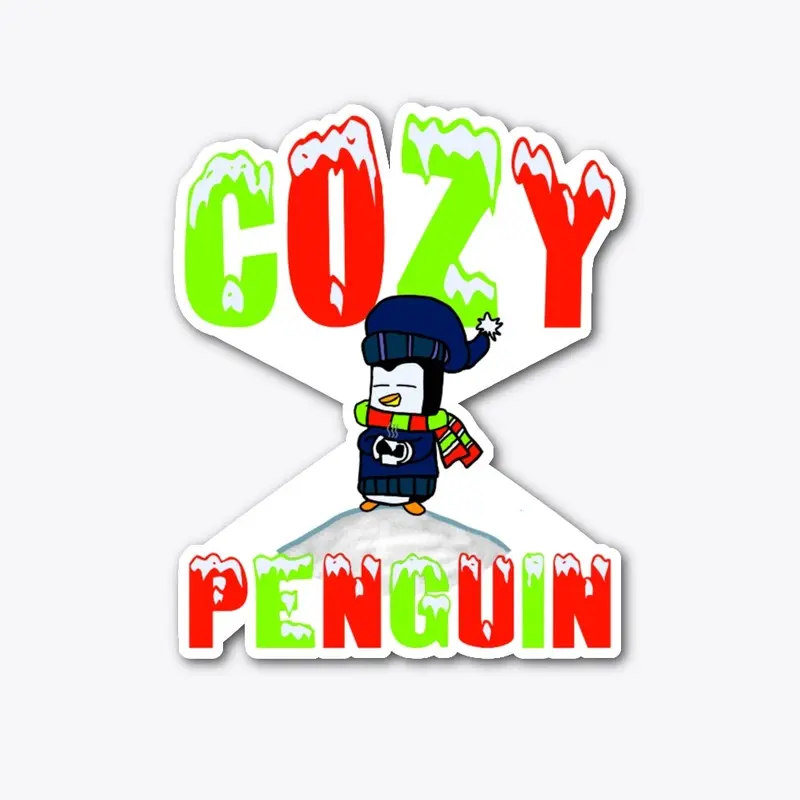 COZY PENGUIN (Sticker)