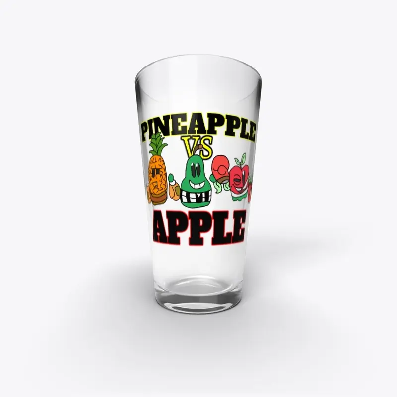 Pineapple VS Apple (Glass)