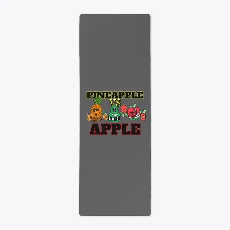 Pineapple VS Apple (Yoga Mat)